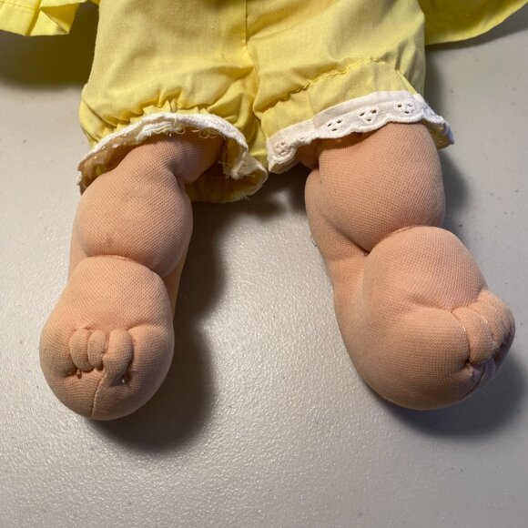 1983 Cabbage Patch Kids Doll Long Brown Hair Brown Eyes CPK Outfit+Shoes Coleco - Picture 8 of 16